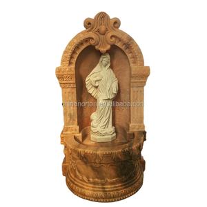 Dekorasi luar ruangan taman marmer Mary air mancur dengan relijius Virgin Mary Patung air fitur - Product Image 1