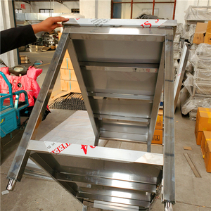 2 & 3 katlı paslanmaz çelik hazırlık masa tezgah ticari ekipman için oteller ve restoranlar Backsplash ve diğer malzemeleri - Product Image 2