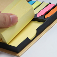 Prêt à Expédier Mémo Livre Personnalisé Logo Personnalisé Bloc-Notes Bureau Post Notes avec Collant