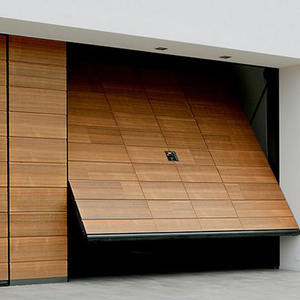 Puertas de Garaje Seccionales Automatizadas de Estilo Moderno, Puertas Elevadoras de Garaje, Puertas de Garaje de Panel de Acero Abatibles - Product Image 1