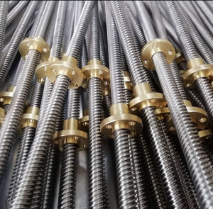 Usine personnalisée M8 M12 <span class=keywords><strong>M16</strong></span> goujons trapézoïdaux à gauche écrou de vis sans fin en acier au carbone inoxydable 3/4-6 Acme vis sans fin 50mm à 500mm - Product Image 6