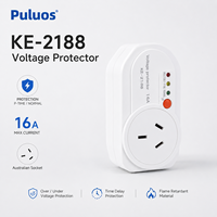 Protecteur de tension automatique Puluos KE-2188 avec entrée 120V 230V et indicateurs de fonctionnement LED