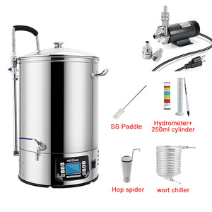 Offre Spéciale : Système de brassage domestique tout-en-un 40L/60L / Pompe magnétique / Refroidisseur / Agitateur / Filtre / Hydromètre - Mini <span class=keywords><strong>kit</strong></span> de brassage de bière - Product Image 1