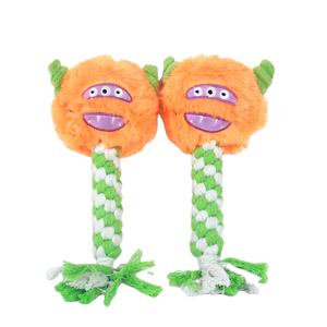 Nuovo Design all'ingrosso carino forma di mostro cane peluche squittio giocattoli di corda per animali domestici per interni - Product Image 4