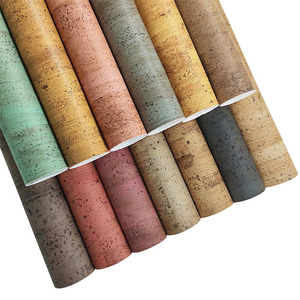 <span class=keywords><strong>Rouleau</strong></span> <span class=keywords><strong>de</strong></span> matériau PU gaufré résistant à l'usure en tissu <span class=keywords><strong>de</strong></span> liège naturel pour chaussures sacs canapé décoratif rendant étanche pour meubles - Product Image 4