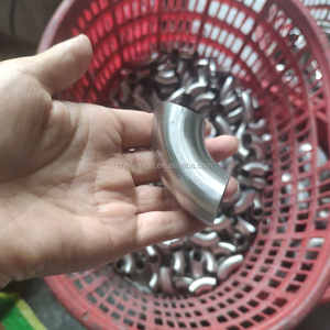 Raccords de tuyauterie en acier inoxydable sanitaires à prix avantageux, <span class=keywords><strong>coude</strong></span> à 45 degrés - Product Image 3