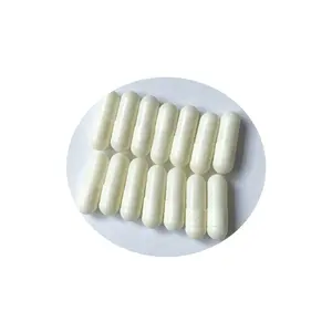 Weiße harte leere Gelatine kapseln Schalen Größe 00 0 1 2 3