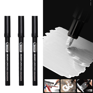 Marcador de Espejo Plateado, Rotulador de <span class=keywords><strong>Pintura</strong></span> DIY, Acabado Cromado Metálico, Papelerí<span class=keywords><strong>a</strong></span> Resistente al Agua y <span class=keywords><strong>a</strong></span> los Rayos UV, Accesorios para Manualidades y Arte para Estudiantes - Product Image 5