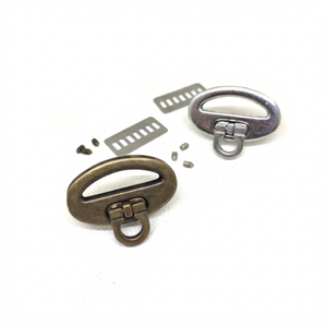 MING KEE METAL Handbag Accessory Zinc Alloy Metal Circle with Bag <b>Lock</b> for Woman's Case Special Bag Parts & Accessories - Product Image 1