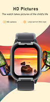 Montre GPS miniature CT24 avec caméra vidéo cachée, appel SOS, jeu, montre intelligente pour enfants