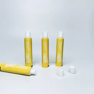Stampa personalizzata hotel 10-15ml piccolo dentifricio in plastica laminata per la cura della pelle tubo