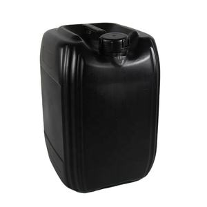 Vente directe d'usine, bidon d'huile vide <span class=keywords><strong>noir</strong></span> de 20 L avec couvercle à vis pour liquide chimique - Product Image 1