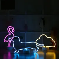 Đèn Led Neon Rgb Đèn Nền Acrylic Phát Sáng Đèn Neon Để Làm Quà Tặng Trang Trí Tiệc Hoặc Phòng Giáng Sinh