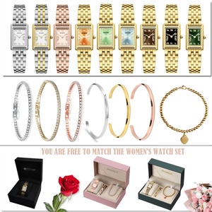 Reloj de Lujo Japonés de Cuarzo para Mujer, Cuadrado, Dorado, Esfera Verde, Resistente al Agua, Correa de Acero Inoxidable, Personalizable, Moderno, Montre Femme - Product Image 5