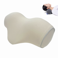 Petit oreiller de soutien de cou de douleur cervicale, oreiller de mousse de mémoire de rouleau de cou cervical, dispositif de traction cervicale,