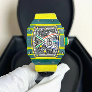 RM 67-02 Style Square Ultra Thin 7.8mm Skeleton <b>Watch</b> V3 Automatic Carbon Fiber Hollow Dial Rubber Luxury Sports <b>Mechanical</b> - Product Image 2