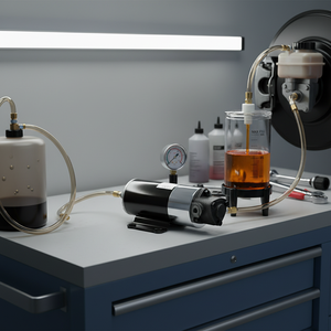 Pompe <span class=keywords><strong>de</strong></span> purge <span class=keywords><strong>de</strong></span> liquide <span class=keywords><strong>de</strong></span> <span class=keywords><strong>frein</strong></span> à moteur à brosse, basse pression, débit constant, empêche l'accumulation d'air, 12V DC pour bateau, voiture, atelier mobile - Product Image 1