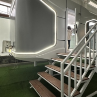 Maison préfabriquée mobile moderne, maison capsule écologique, maison capsule à prix d'usine de qualité supérieure, vente chaude, personnalisable