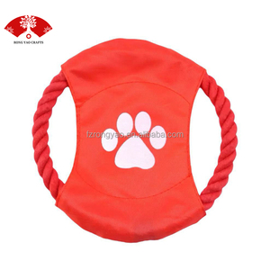 Juguetes Voladores para Perros <span class=keywords><strong>de</strong></span> Tela Resistente con Logotipo Personalizado Promocional <span class=keywords><strong>de</strong></span> Alta Calidad 2026, Cuerda <span class=keywords><strong>de</strong></span> Algodón Tejida, Tamaño Pequeño - Product Image 5