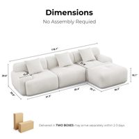 Canapé d'angle désossé 3 places Cloud Fluffy Air Compression Foam Indoor L Shaped Compressed Sectional Sofa Set Luxury