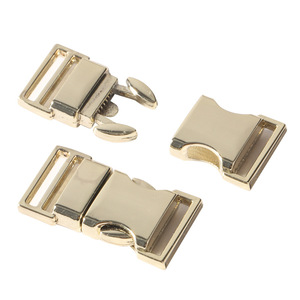 Alloy Metal Side Release Buckle Light Gold Adjustable <b>Snap</b> <b>Fastener</b> For Bags Durable Hardware - Product Image 4