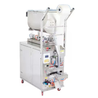 Excellente conception remplissage emballage retour machine à sceller 70L trémie horizontale pneumatique pâte sauce ketchup miel beurre d'arachide