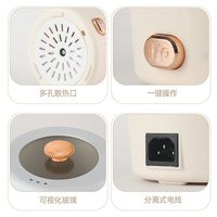1L Mini Electric Heating Pot Manufacture Instant Noodles Soup Cookware Low-Power Electric Cooking