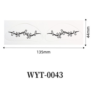 Pegatinas Faciales de Telaraña Gótica para Halloween, Tatuajes Temporales de Dibujos Animados Resistentes al Agua para Niños, Disfraces para Fiestas de Halloween - Product Image 2