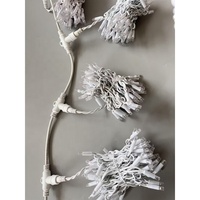 Blanc léger extérieur de rideau d'IP65 2*7m avec le désherbage décoratif de Noël d'instantané blanc connectable