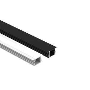 6063 Aviation Aluminium Super Mince En Aluminium Profil Led Bande <span class=keywords><strong>Plinthe</strong></span> Encastré 3M Led Profil Lumière Led Bande Lumière Canal - Product Image 1