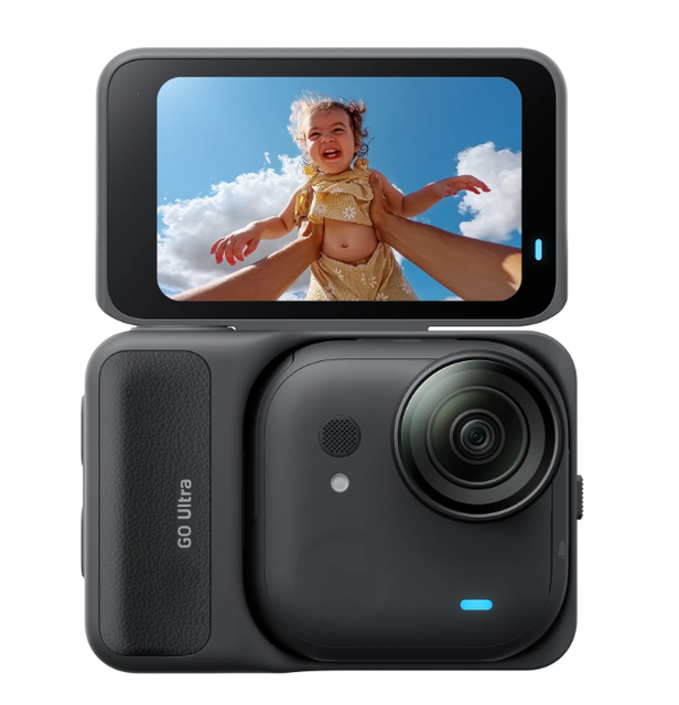 Original Go Ultra 4K60fps AI Pocket Action Camera 53g Lightweight with Magnetic Mount & 200min Battery