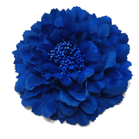 Aksesoris Rambut Jepit Rambut Pesta Pantai Pernikahan Bunga Peony Musim Gugur Jepit Rambut Pin Penari Flamenco Bros Bunga Pin-up (Biru)
