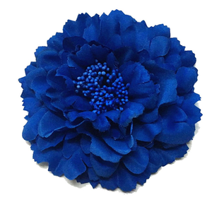 Pasador de Pelo para Fiesta en la Playa, <span class=keywords><strong>Accesorios</strong></span> para el Cabello, Flor de Peonía Otoñal, Pinza para el Cabello, Broche de Flor para Bailarina de <span class=keywords><strong>Flamenco</strong></span> (Azul) - Product Image 1