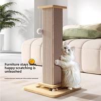 Arbre à chat durable de grande taille, Colonne Romaine, Simplicité, 66,5 cm, Griffoir en sisal, Structure d'activités pour l'auto-amusement et la lutte contre l'ennui