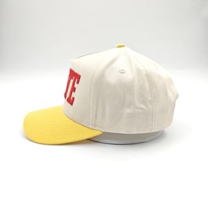 Casquettes de baseball Oxford personnalisées avec logo brodé en relief, design bicolore 3D et motif à pois ajustable - Product Image 6