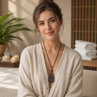Collier d'encens au Borneol fait main, pendentif Bouddha Tara Verte, à base de plantes naturelles, OEM, marque privée, amulette spirituelle porte-bonheur et de protection
