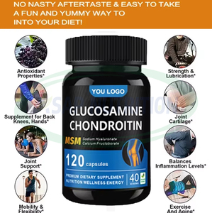 Complément articulaire et osseux OEM/ODM <span class=keywords><strong>Glucosamine</strong></span> et Chondroïtine MSM HCl 500mg 1500mg 800 MSM Calcium <span class=keywords><strong>Glucosamine</strong></span> Chondroïtine en capsules - Product Image 5