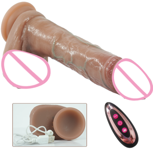 Sexy Tools <strong>Silicone</strong> Material <strong>Huge</strong> <strong>Dildo</strong> with Bendable Flexible Clear Texture and Real Touch Feeling Penis for Spouses - Product Image 1