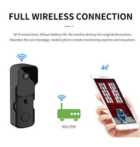 فيسافي-حلقة جرس باب V10 ، واي فاي ، كاميرا, جهاز أمان المنزل ، USB ، قابل لإعادة الشحن ، كاشف حركة ، فيديو ، جرس باب - Product Image 5