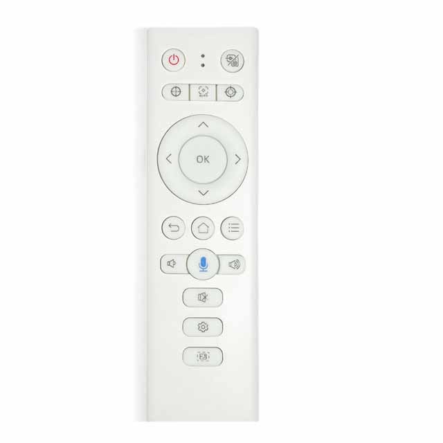 High Quality Fixed Code Voice Smart Remote Control for LED Smart TV with Shortcuts