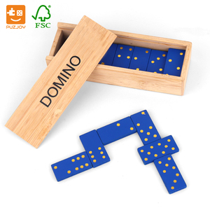 Ensemble exclusif de <span class=keywords><strong>dominos</strong></span> en bois pour enfants sûrs et écologiques Capacité pratique Cultiver un produit de divertissement - Product Image 1