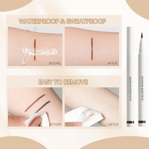 Crayon Eyeliner Liquide <span class=keywords><strong>Blanc</strong></span> Magnétique Activé par l'eau Crayon Eyeliner Liquide Étanche Logo Personnalisé Vegan Maquillage Paillettes Marque Privée - Product Image 6