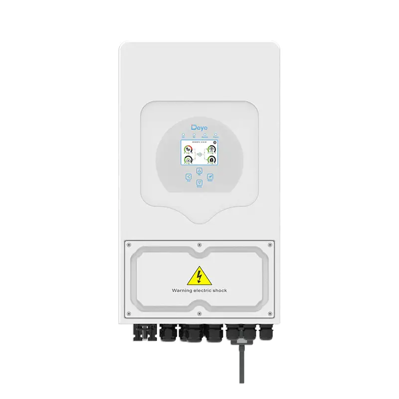 Deye 3.6kw 5kw 6kw संकर पलटनेवाला एकल चरण 220/230V सौर पलटनेवाला ई. यू. मानक के लिए हाइब्रिड सौर प्रणाली का उपयोग