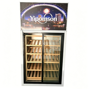 Refrigerador Comercial <span class=keywords><strong>para</strong></span> Exhibición de Vinos, Precio Directo de Fábrica, OEM, Gabinete de Almacenamiento, Enfriador de Piso <span class=keywords><strong>para</strong></span> Bares y Restaurantes de Alta Gama - Product Image 5