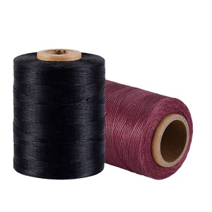 Hilo de coser con núcleo de alta tenacidad cosido a mano de cera trenzada plana de 0,8mm ecológica para costura de cuero y ropa - Product Image 3