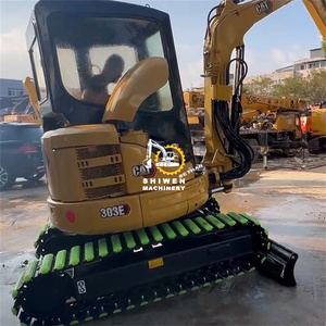 Se vende miniexcavadora usada CAT303E en estado 99% nuevo, equipada con orugas de goma, también compatible con los modelos Caterpillar CAT303E, CAT304E, CAT305E y CAT306E. - Product Image 3
