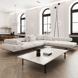 Sofá de Tela FLEXFORM, Sofá Modular Italiano, Esquinero, de Tres o Cuatro Plazas, Conjunto de Sofá Grande con Alas Planas - Product Image 4