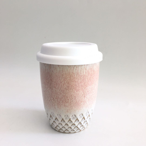 Заказной логотип оптом современный стиль деликатная Прочная Керамическая кружка для кофе с крышкой - Product Image 3