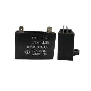 Condensadores <span class=keywords><strong>CBB61</strong></span> 5uf 450v para motor de ventilador de techo, condensador <span class=keywords><strong>250vac</strong></span> sh-cap 350v <span class=keywords><strong>50</strong></span>/<span class=keywords><strong>60hz</strong></span> 25/70/21 - Product Image 1