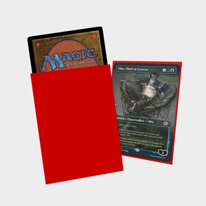 CKCS253 Funda Protectora para Tarjetas Personalizada Premium Mate con Relieve, Nuevo Lanzamiento, Roja, 66x91mm, 600 Unidades/Caja, Certificación EN71, Hecha de Plástico PP Duradero - Product Image 1